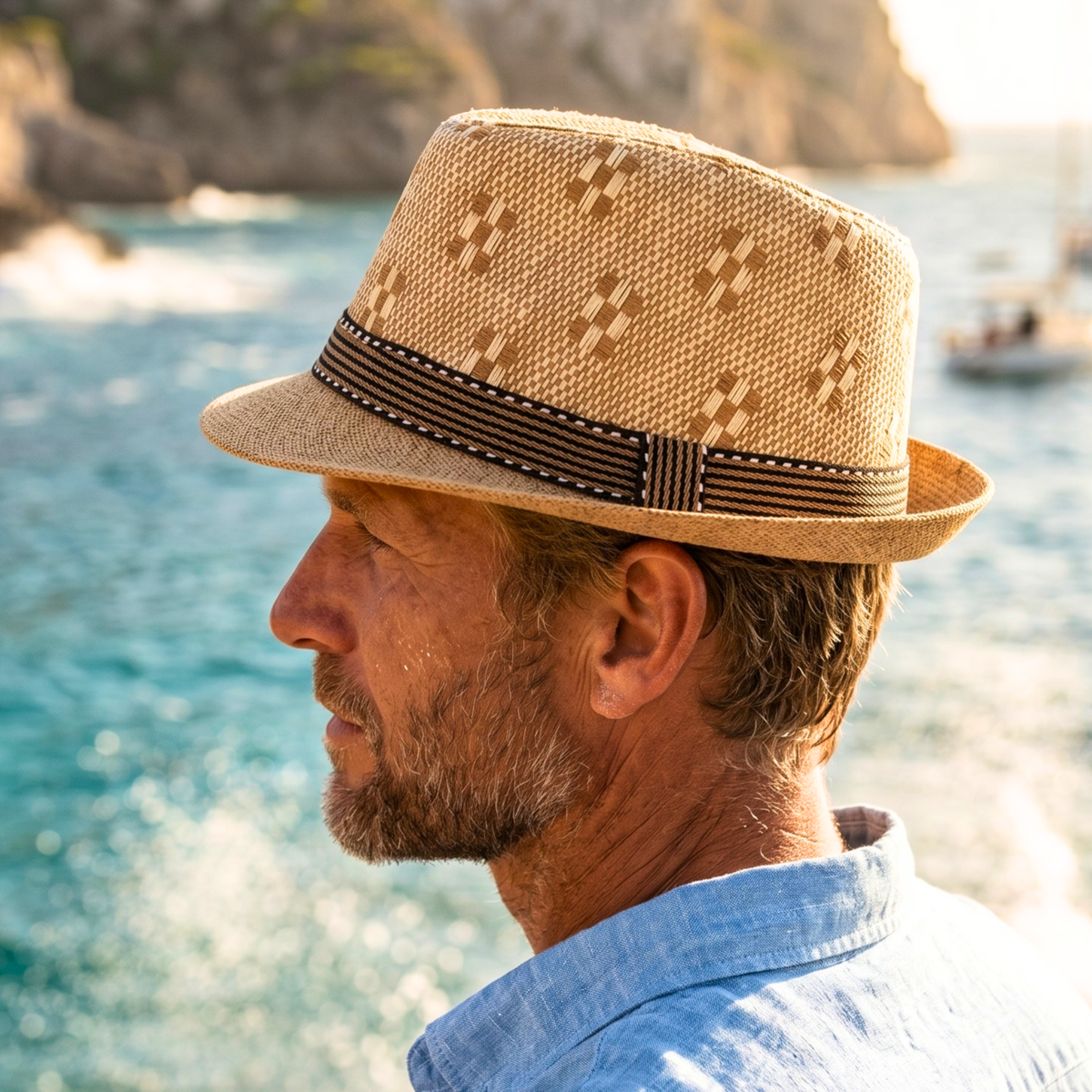 Rivello Woven Fedora