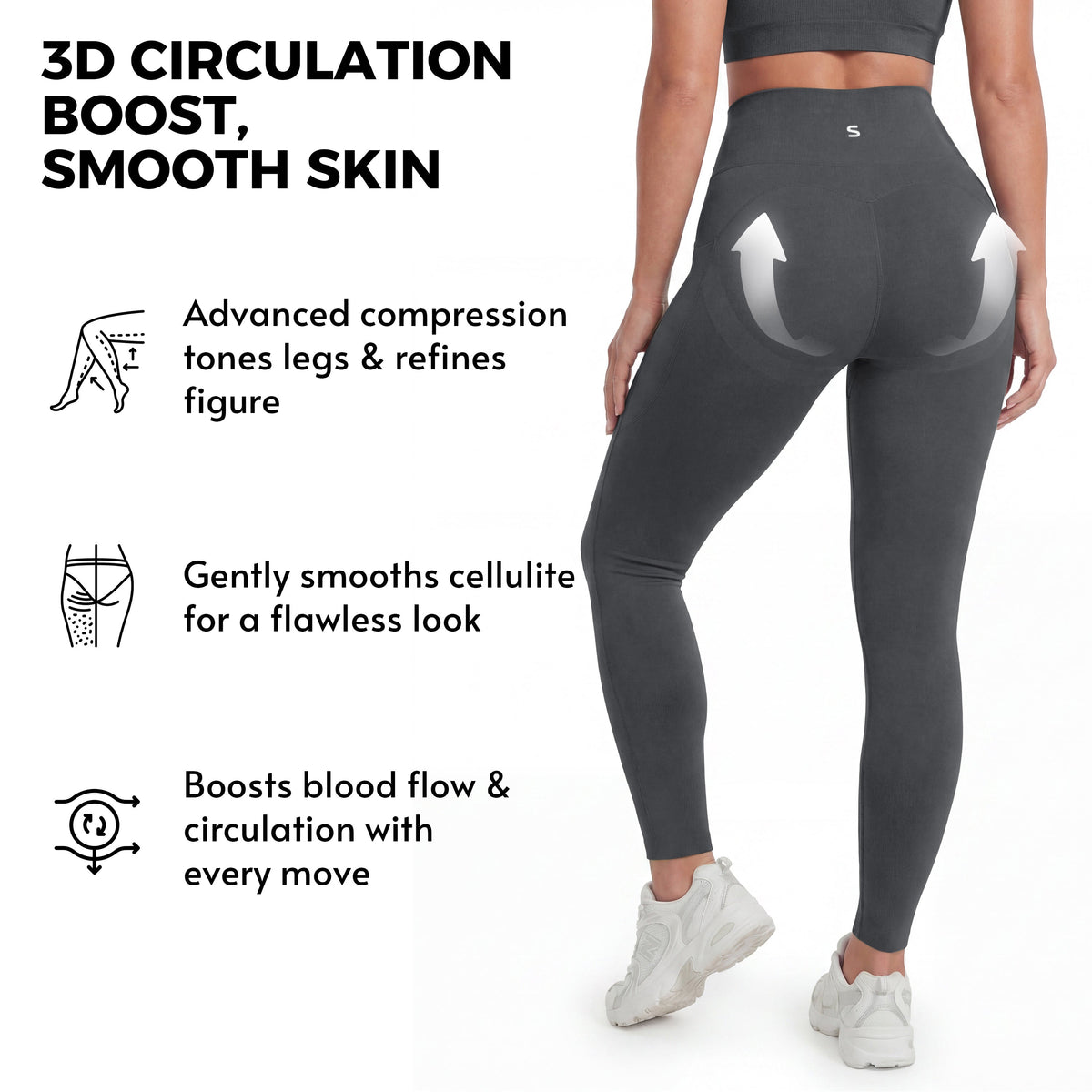 Pocket 3D Anti-Cellulite Sculpting Leggings