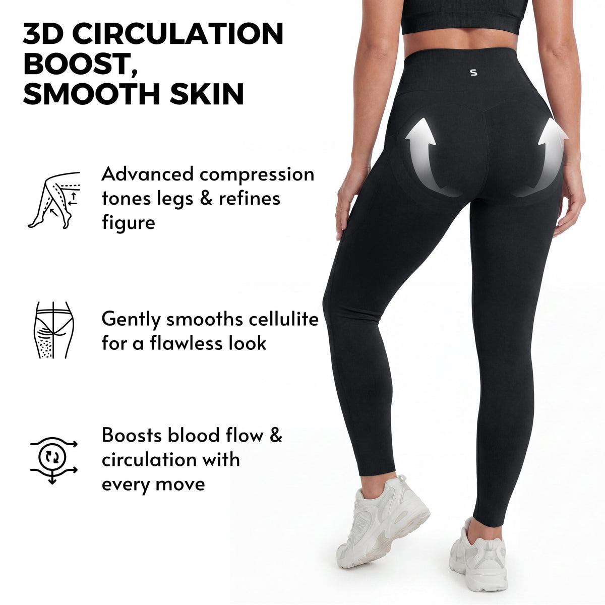 Pocket 3D Anti-Cellulite Sculpting Leggings