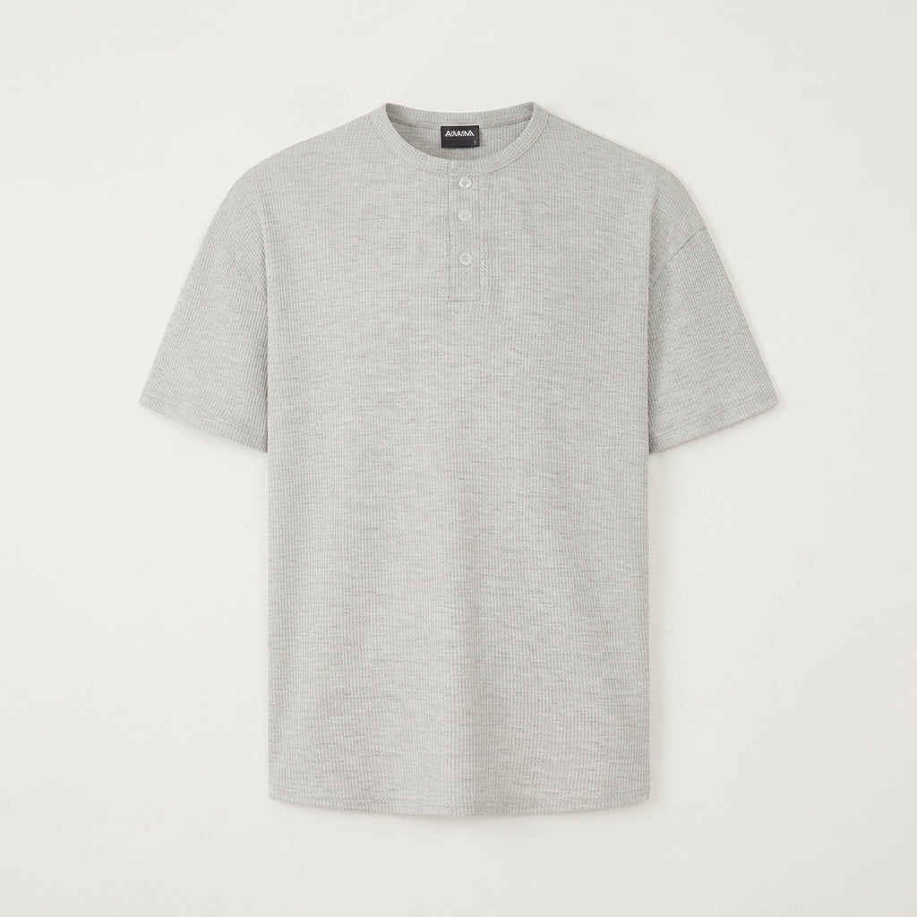 Valencia Textured Henley Tee