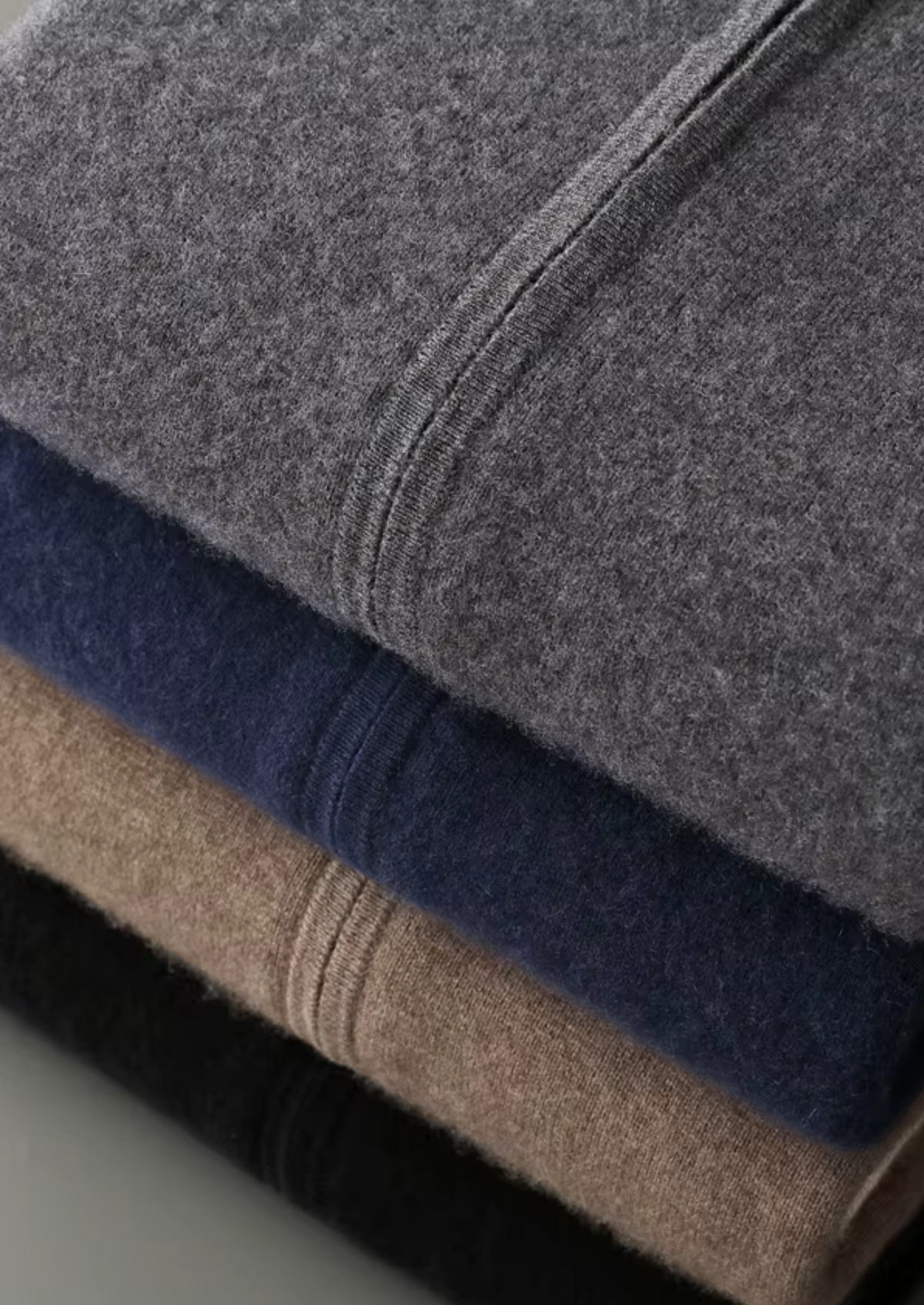 PURE EXTRA-FINE MERINO WOOL NAVY BLUE DAMIEN SET