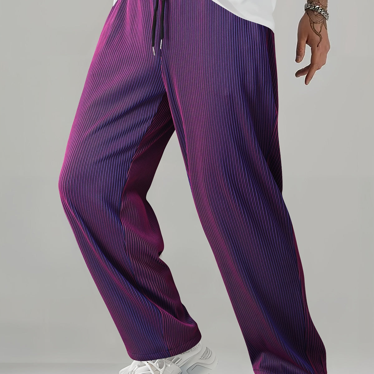 Duskwell Ombré Pleat Wide-Leg