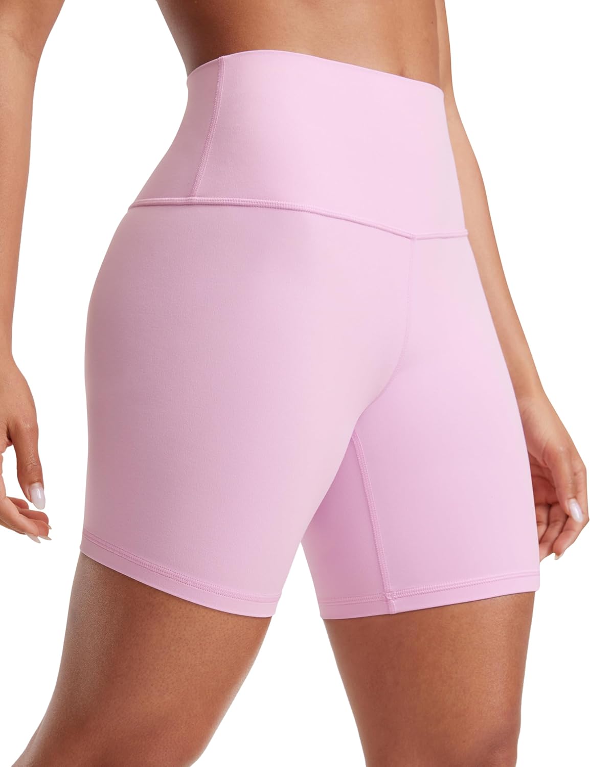 YOGA Womens Yoga Shorts - High Waisted Workout Gym Leggings Running Spandex Biker Shorts