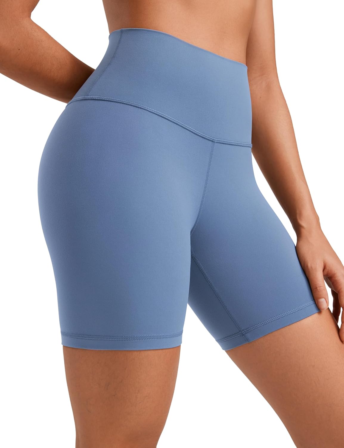 YOGA Womens Yoga Shorts - High Waisted Workout Gym Leggings Running Spandex Biker Shorts