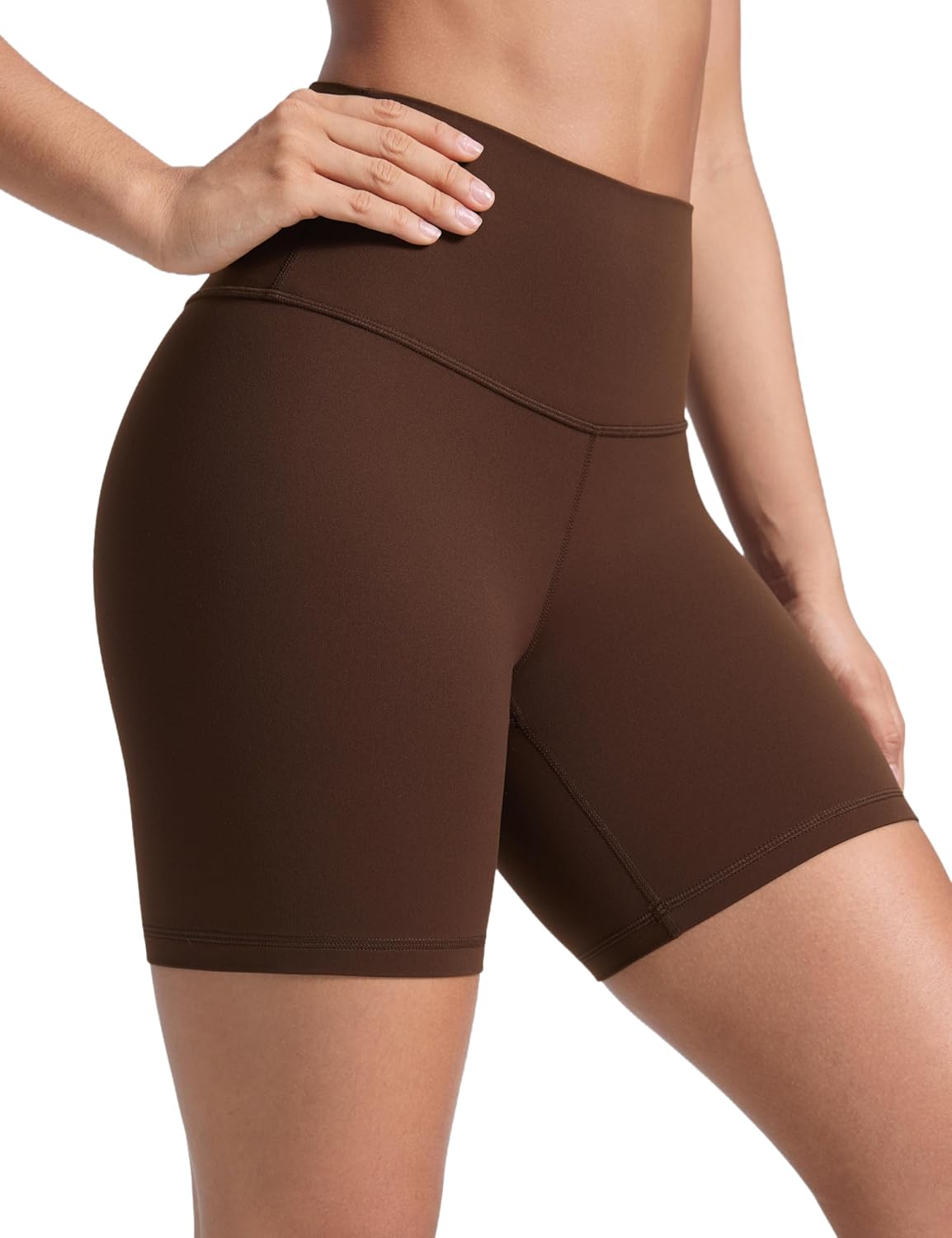 YOGA Womens Yoga Shorts - High Waisted Workout Gym Leggings Running Spandex Biker Shorts