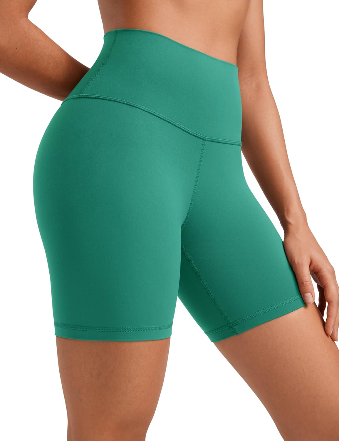 YOGA Womens Yoga Shorts - High Waisted Workout Gym Leggings Running Spandex Biker Shorts