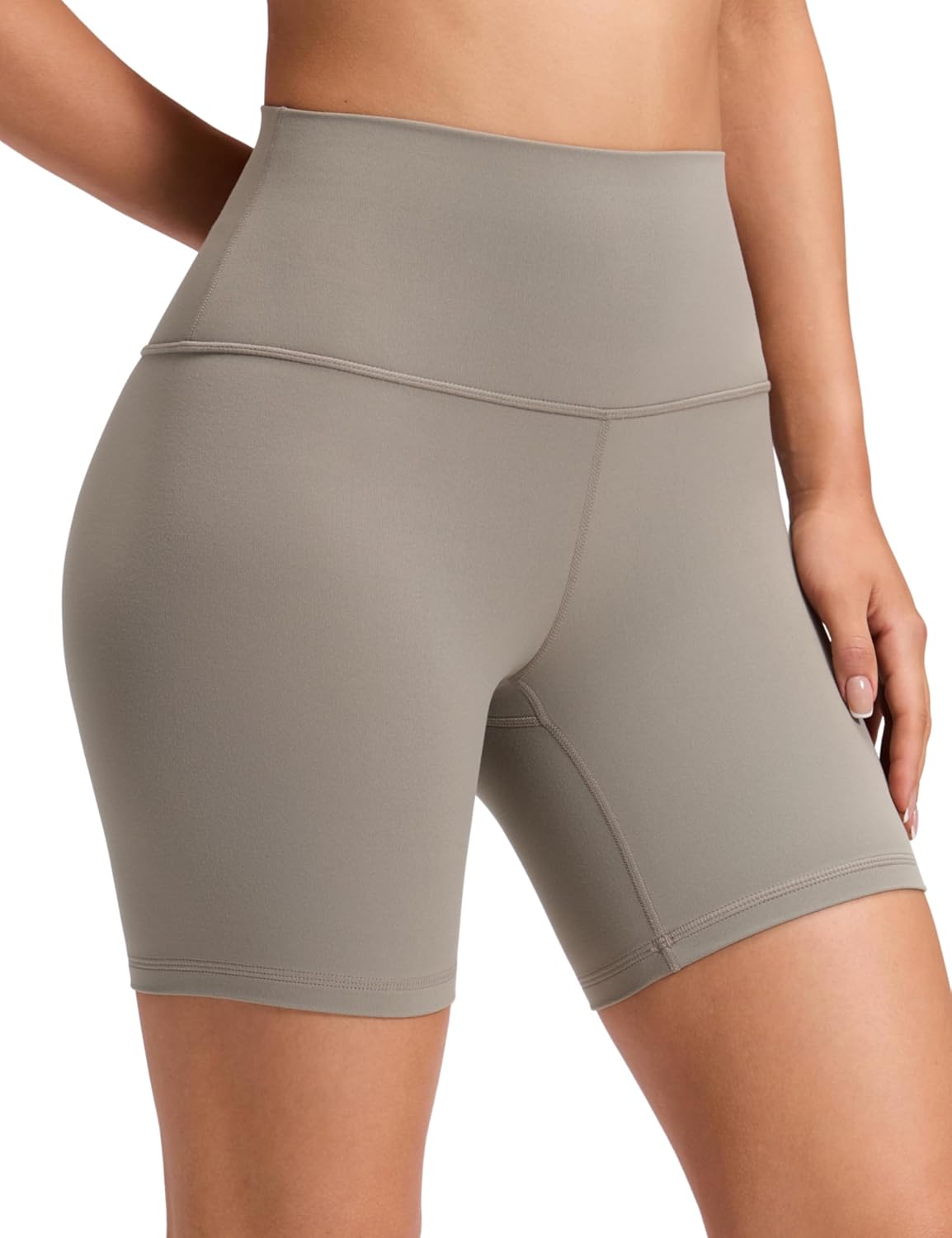 YOGA Womens Yoga Shorts - High Waisted Workout Gym Leggings Running Spandex Biker Shorts
