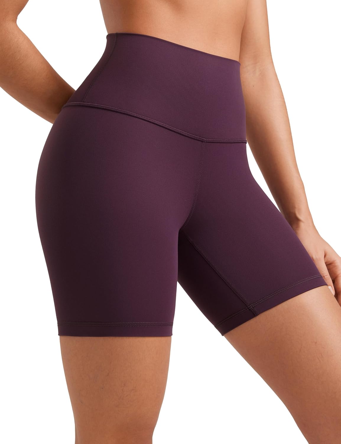 YOGA Womens Yoga Shorts - High Waisted Workout Gym Leggings Running Spandex Biker Shorts