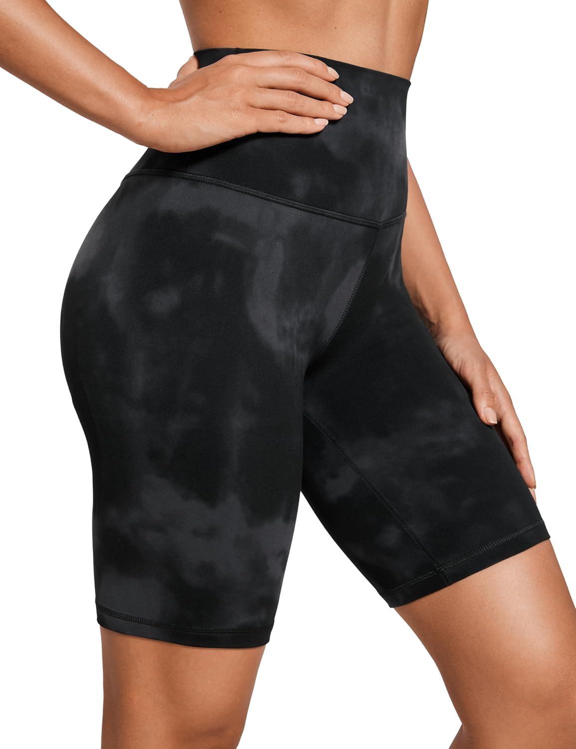 YOGA Womens Yoga Shorts - High Waisted Workout Gym Leggings Running Spandex Biker Shorts