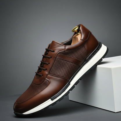 Firenze Woven Leather Sneakers