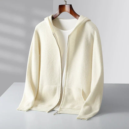Caruso Cashmere Zip Hoodie