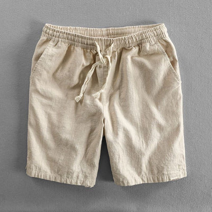 Hiku Organic Cotton Linen Drawstring Shorts