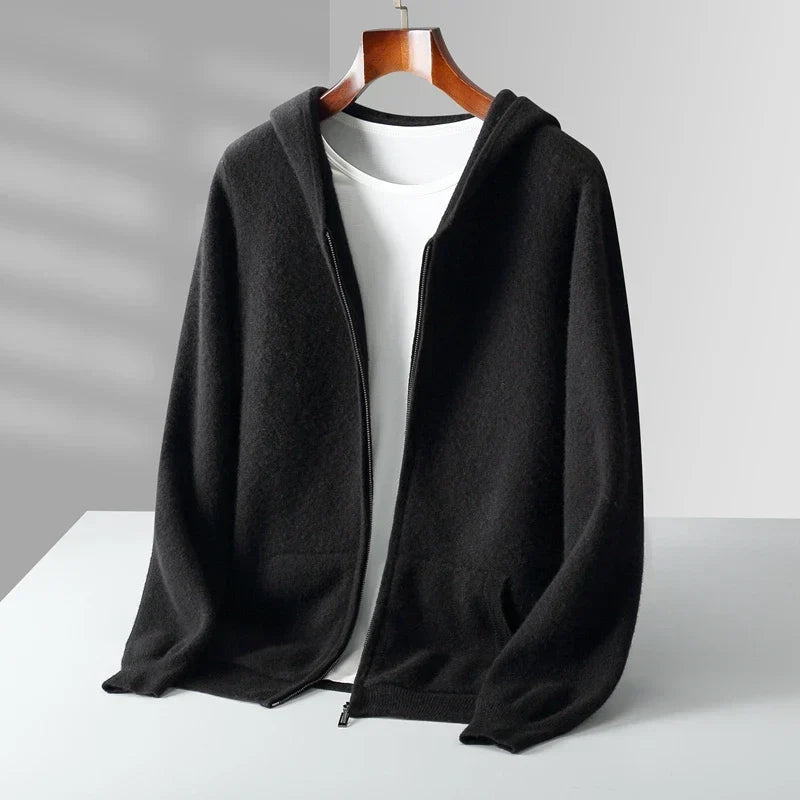 Caruso Cashmere Zip Hoodie