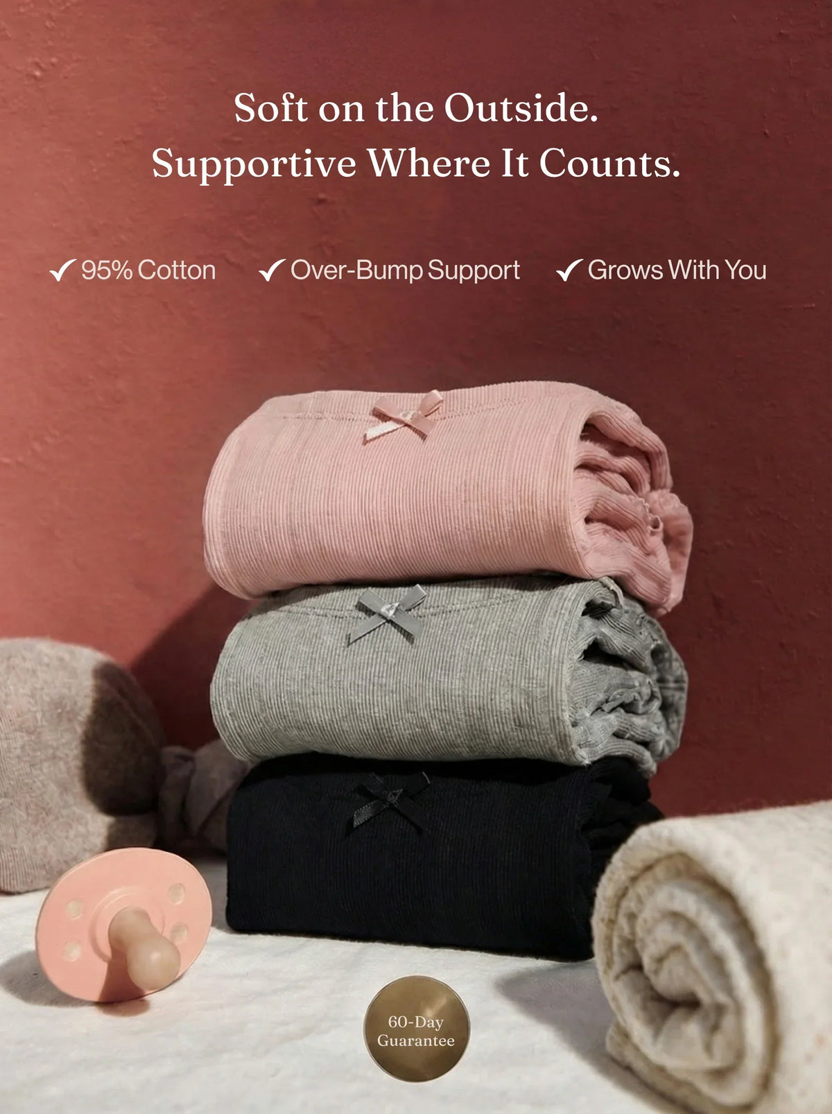 Ultra-Soft Maternity Support Panties