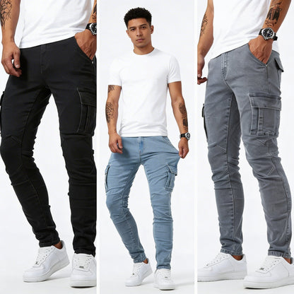 André Ferran Cargo Denim Jeans