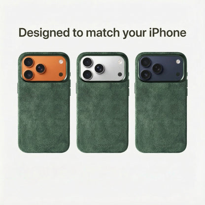 iPhone 17 Pro Max - Alcantara Case - Midnight Green