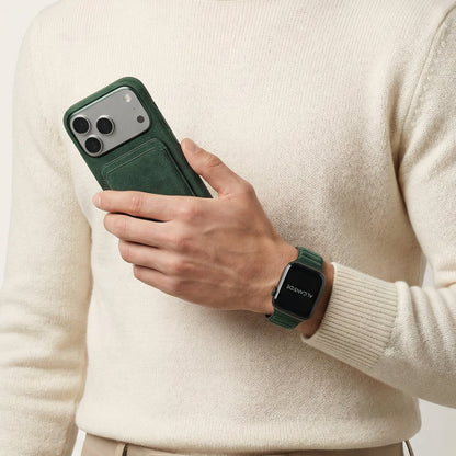 iPhone 17 Pro Max - Alcantara Case - Midnight Green