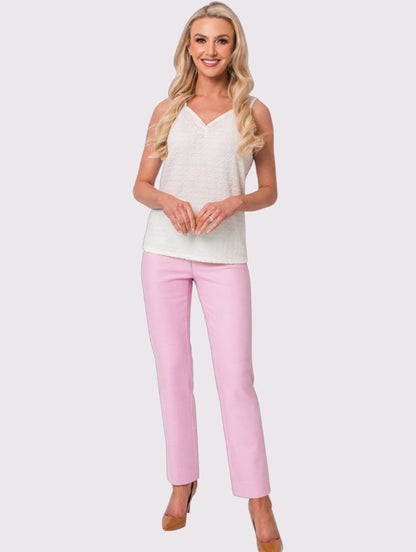 Lily Trousers - Baby Pink