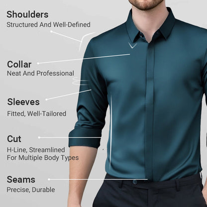 🎉2026 New Product Hot Sale✨Men's Wrinkle-Free Stretch Dress Shirt
