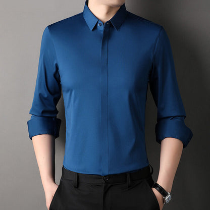 🎉2026 New Product Hot Sale✨Men's Wrinkle-Free Stretch Dress Shirt