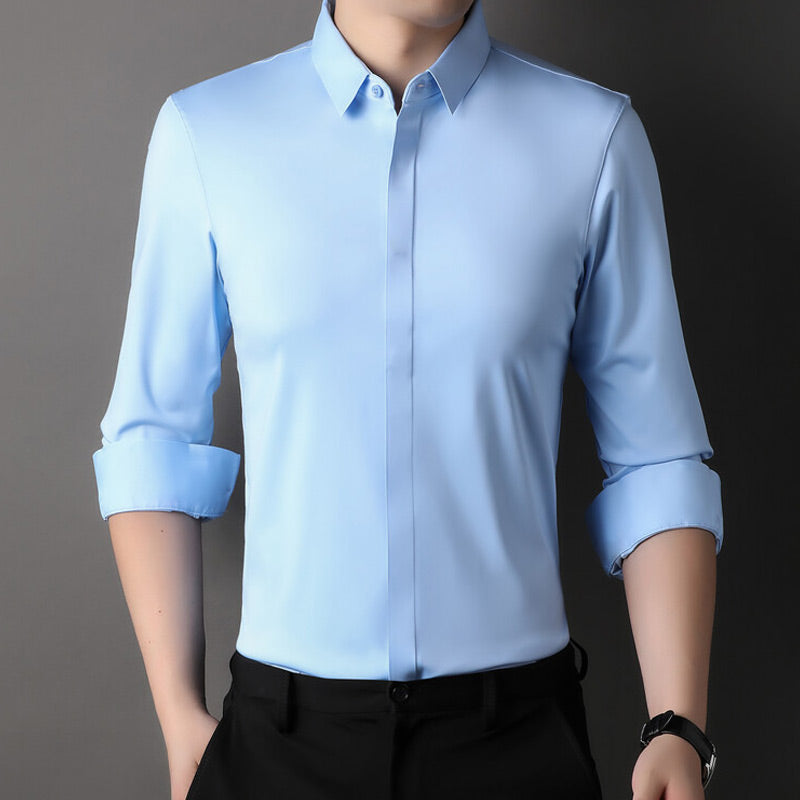 🎉2026 New Product Hot Sale✨Men's Wrinkle-Free Stretch Dress Shirt