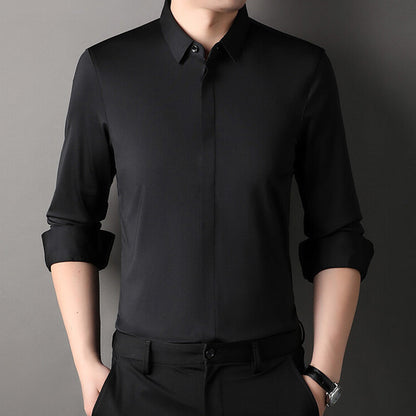 🎉2026 New Product Hot Sale✨Men's Wrinkle-Free Stretch Dress Shirt